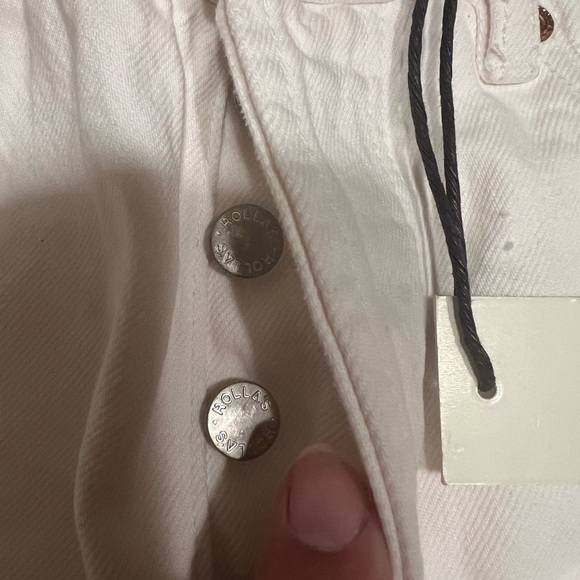 ROLLA’S CLASSIC STRAIGHT WHITE High Rise Regular Fit Jeans 23 NEW with Defect!! - Picture 3 of 12